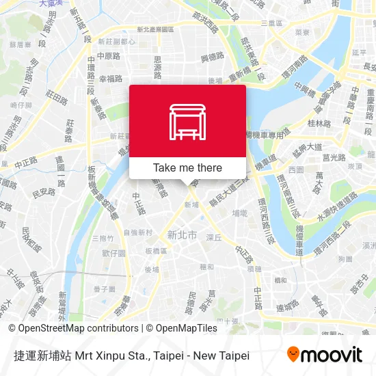 捷運新埔站 Mrt Xinpu Sta. map