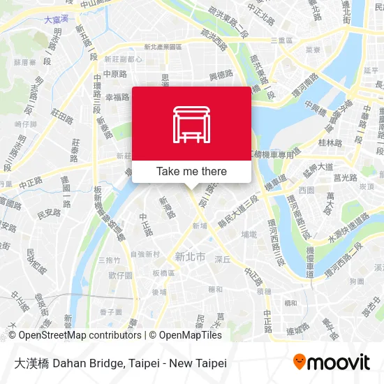 大漢橋 Dahan Bridge map