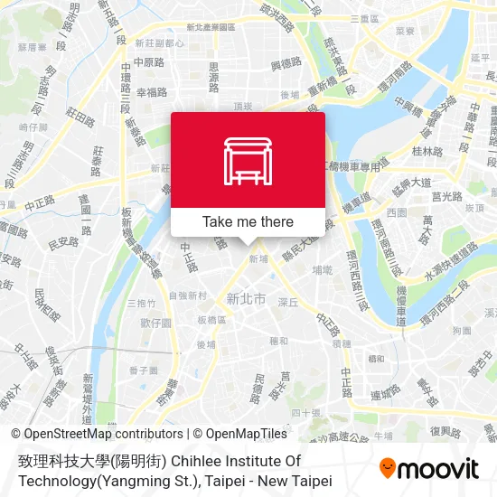 致理科技大學(陽明街) Chihlee Institute Of Technology(Yangming St.)地圖