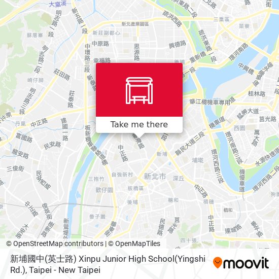 新埔國中(英士路) Xinpu Junior High School(Yingshi Rd.) map