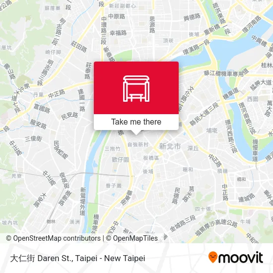 大仁街 Daren St. map