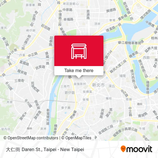 大仁街 Daren St. map