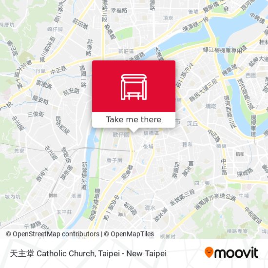 天主堂 Catholic Church map