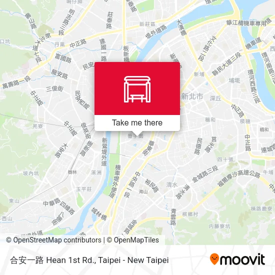 合安一路 Hean 1st Rd. map