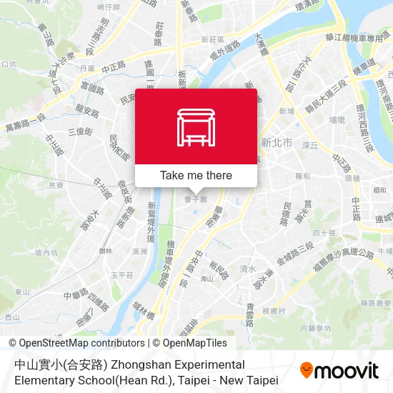 中山實小(合安路) Zhongshan Experimental Elementary School(Hean Rd.) map