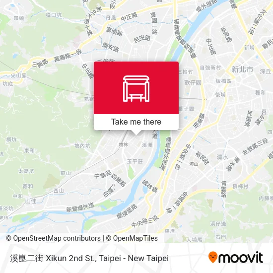 溪崑二街 Xikun 2nd St.地圖