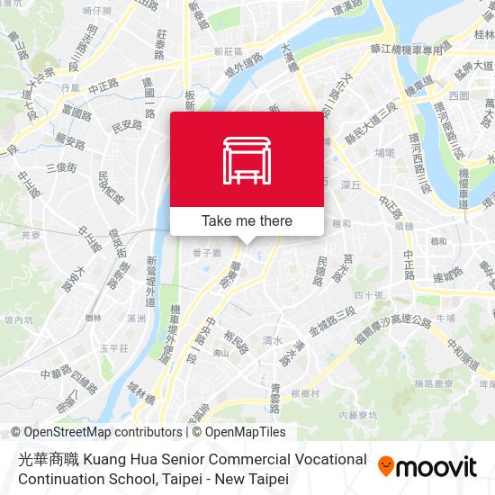 光華商職 Kuang Hua Senior Commercial Vocational Continuation School map