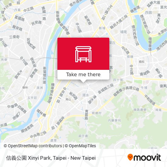 信義公園 Xinyi Park map