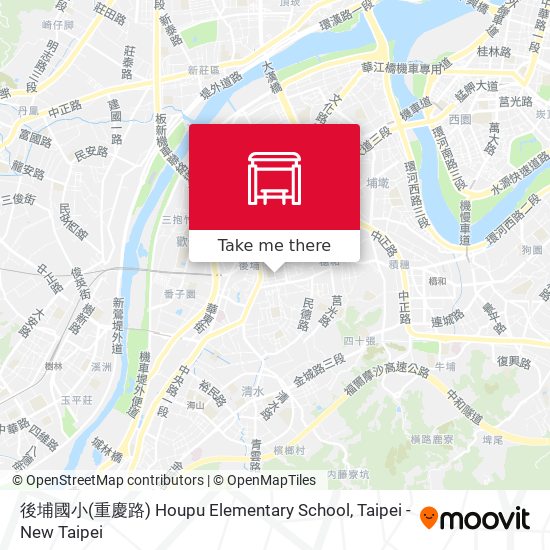 後埔國小(重慶路) Houpu Elementary School map