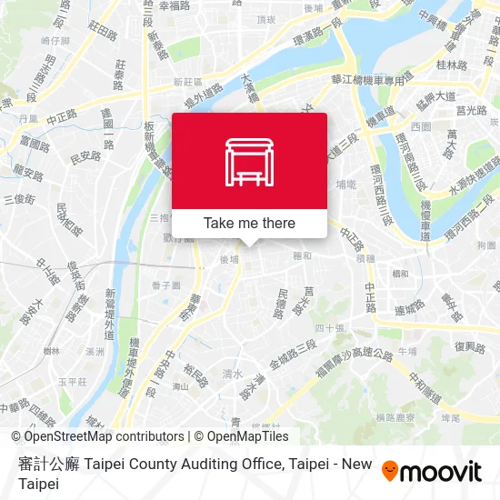 審計公廨 Taipei County Auditing Office地圖