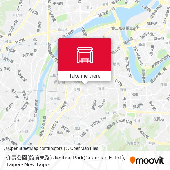 介壽公園(館前東路) Jieshou Park(Guanqian E. Rd.) map