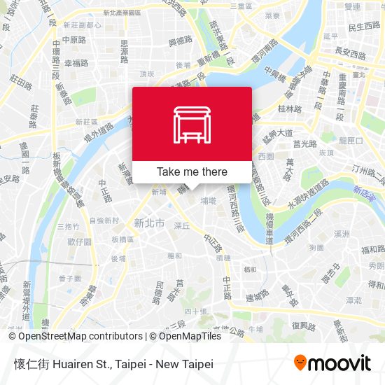 懷仁街 Huairen St. map