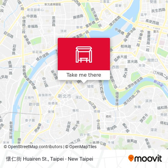 懷仁街 Huairen St. map