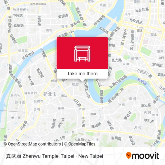 真武廟 Zhenwu Temple map