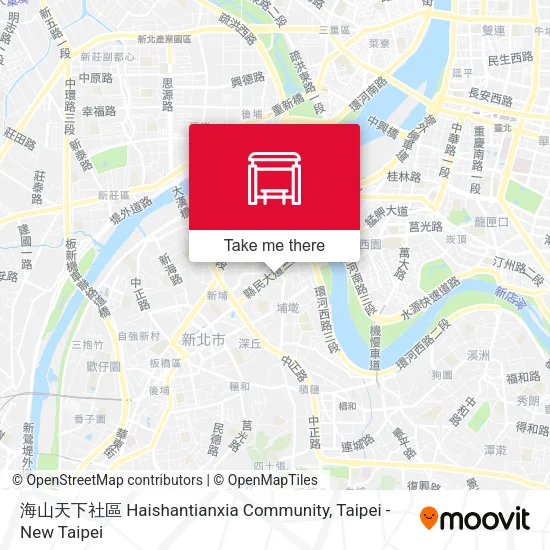 海山天下社區 Haishantianxia Community map