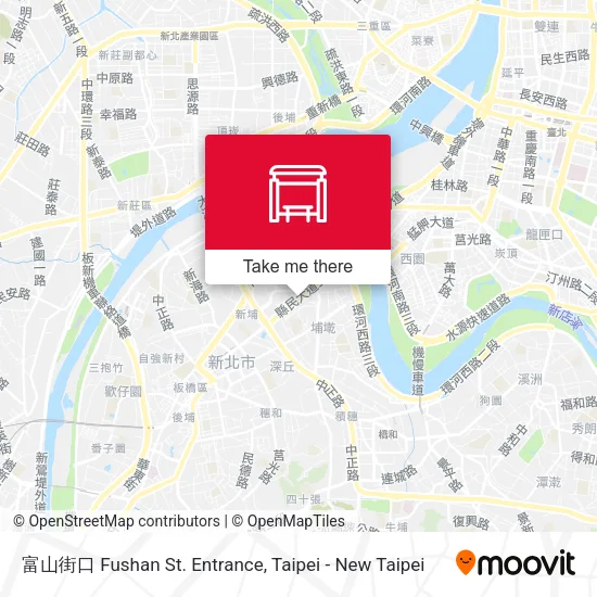 富山街口 Fushan St. Entrance map