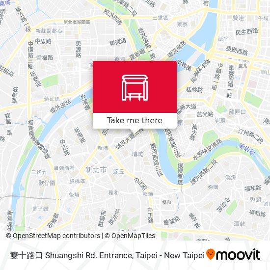 雙十路口 Shuangshi Rd. Entrance map