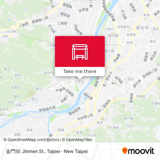 金門街 Jinmen St. map