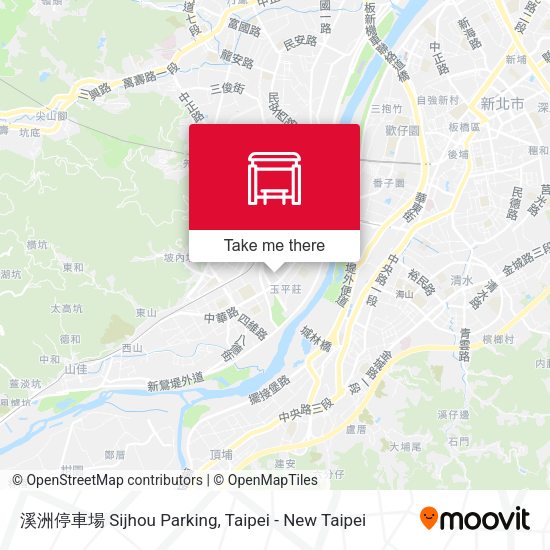 溪洲停車場 Sijhou Parking map