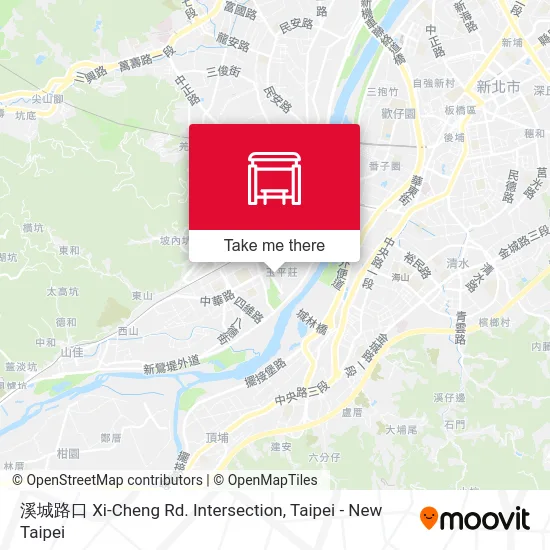 溪城路口 Xi-Cheng  Rd. Intersection地圖