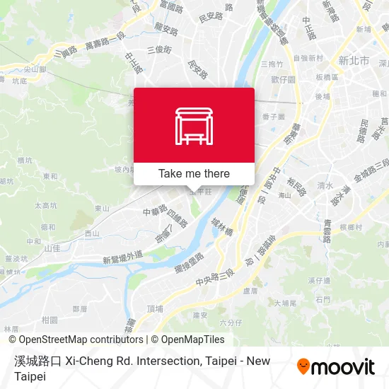 溪城路口 Xi-Cheng  Rd. Intersection地圖