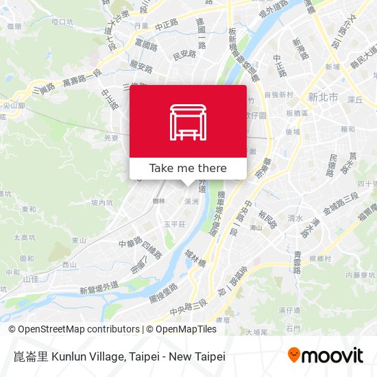 崑崙里 Kunlun Village地圖