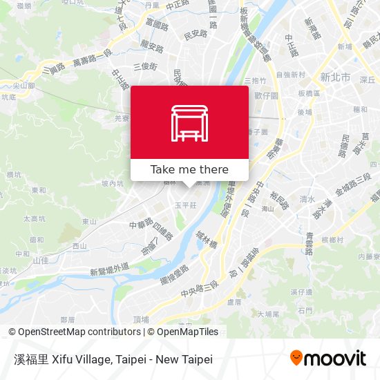 溪福里 Xifu Village map