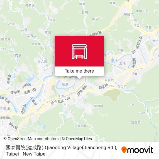 國泰醫院(建成路) Qiaodong Village(Jiancheng Rd.) map