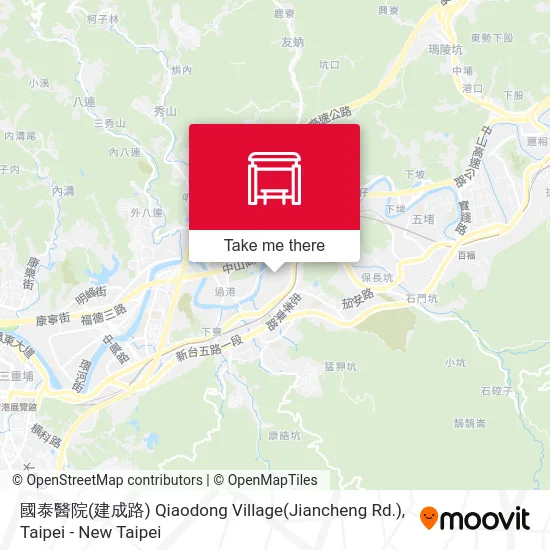 國泰醫院(建成路) Qiaodong Village(Jiancheng Rd.) map