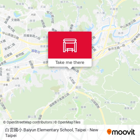 白雲國小 Baiyun Elementary School map