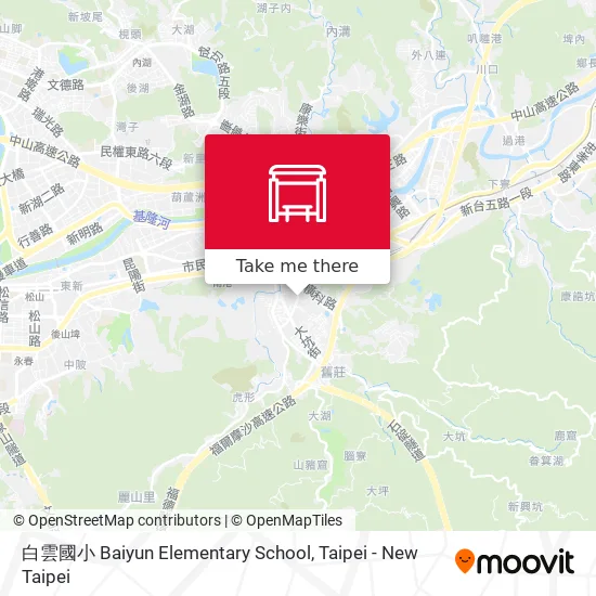 白雲國小 Baiyun Elementary School地圖