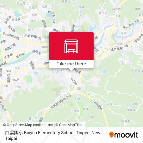 白雲國小 Baiyun Elementary School map