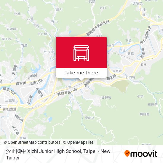 汐止國中 Xizhi Junior High School map