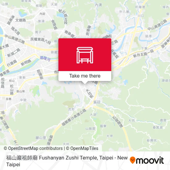 福山巖祖師廟 Fushanyan Zushi Temple map