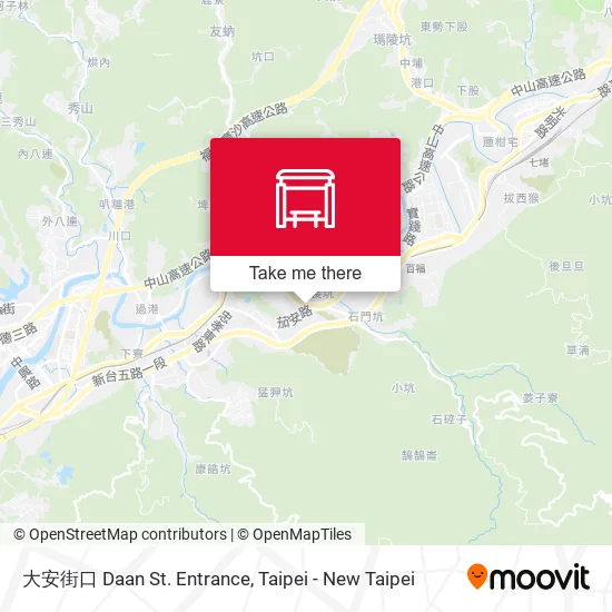 大安街口 Daan St. Entrance map