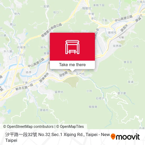 汐平路一段32號 No.32 Sec.1 Xiping Rd. map