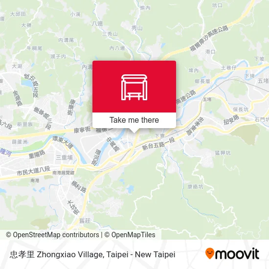忠孝里 Zhongxiao Village map