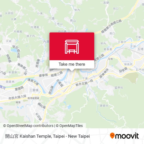 開山宮 Kaishan Temple map