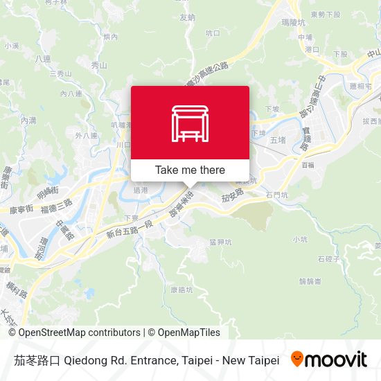 茄苳路口 Qiedong Rd. Entrance map