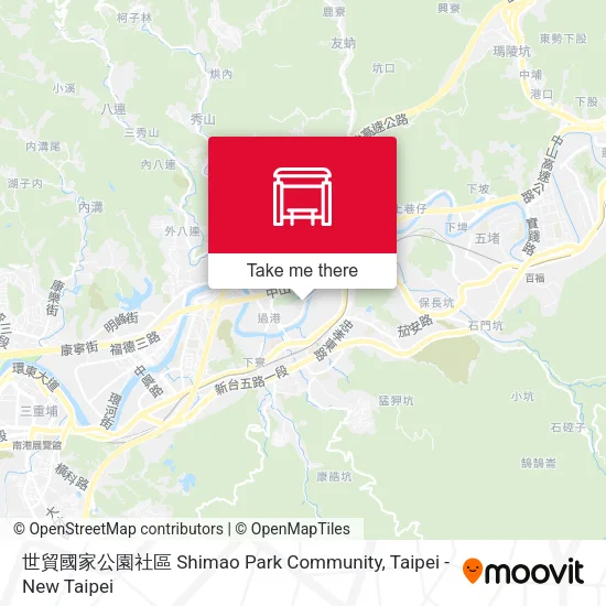 世貿國家公園社區 Shimao Park Community map