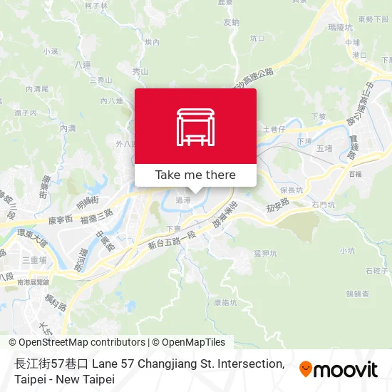 長江街57巷口 Lane 57 Changjiang St. Intersection地圖