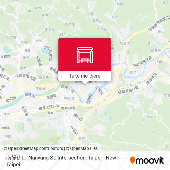 南陽街口 Nanyang St. Intersection地圖