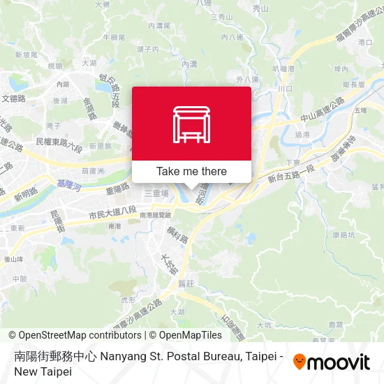 南陽街郵務中心 Nanyang St. Postal Bureau map