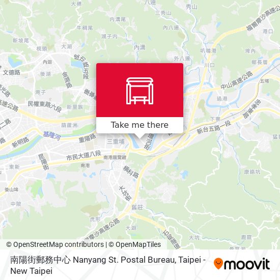 南陽街郵務中心 Nanyang St. Postal Bureau map