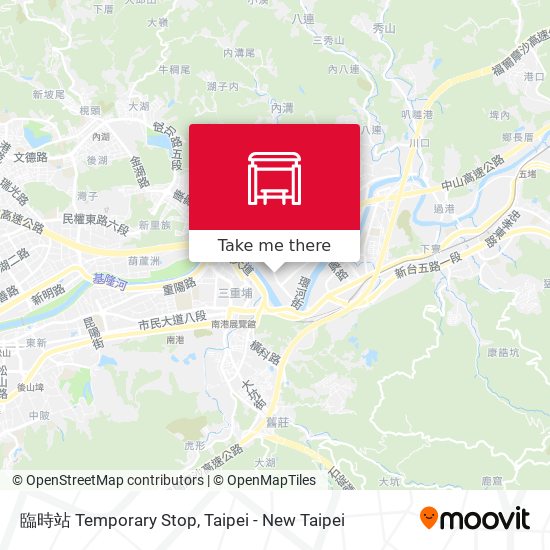 臨時站 Temporary Stop map