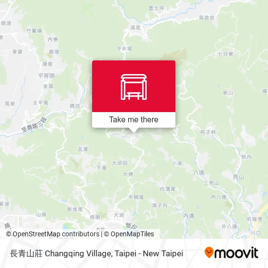 長青山莊 Changqing Village map