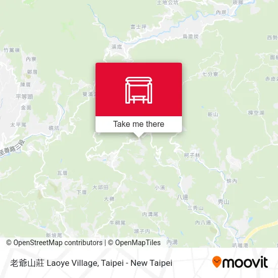 老爺山莊 Laoye Village map