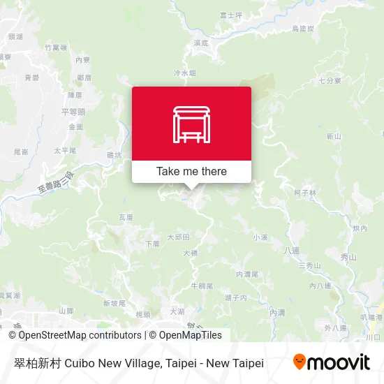 翠柏新村 Cuibo New Village map