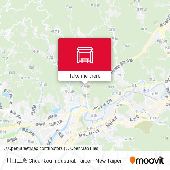 川口工廠 Chuankou Industrial map