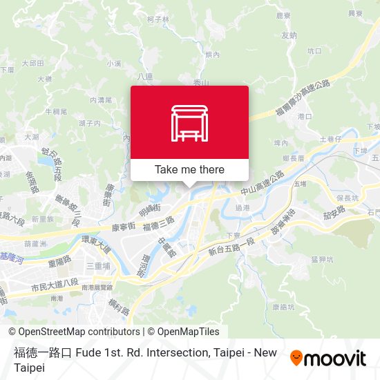 福德一路口 Fude 1st. Rd. Intersection地圖